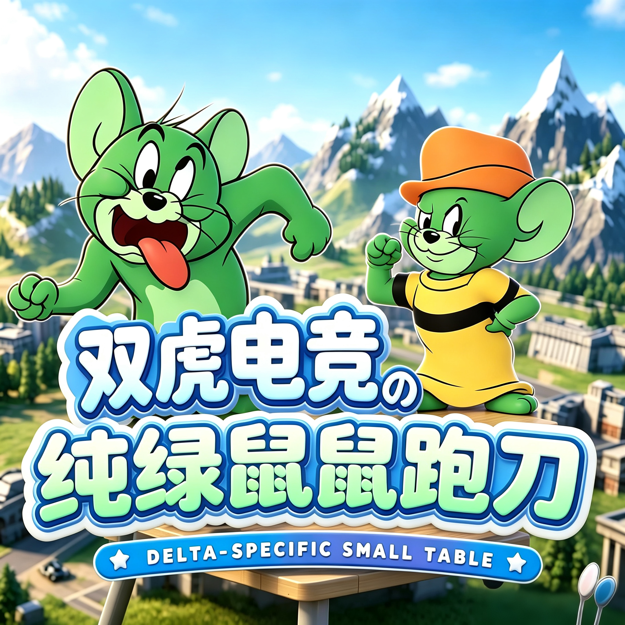 纯绿鼠鼠跑刀